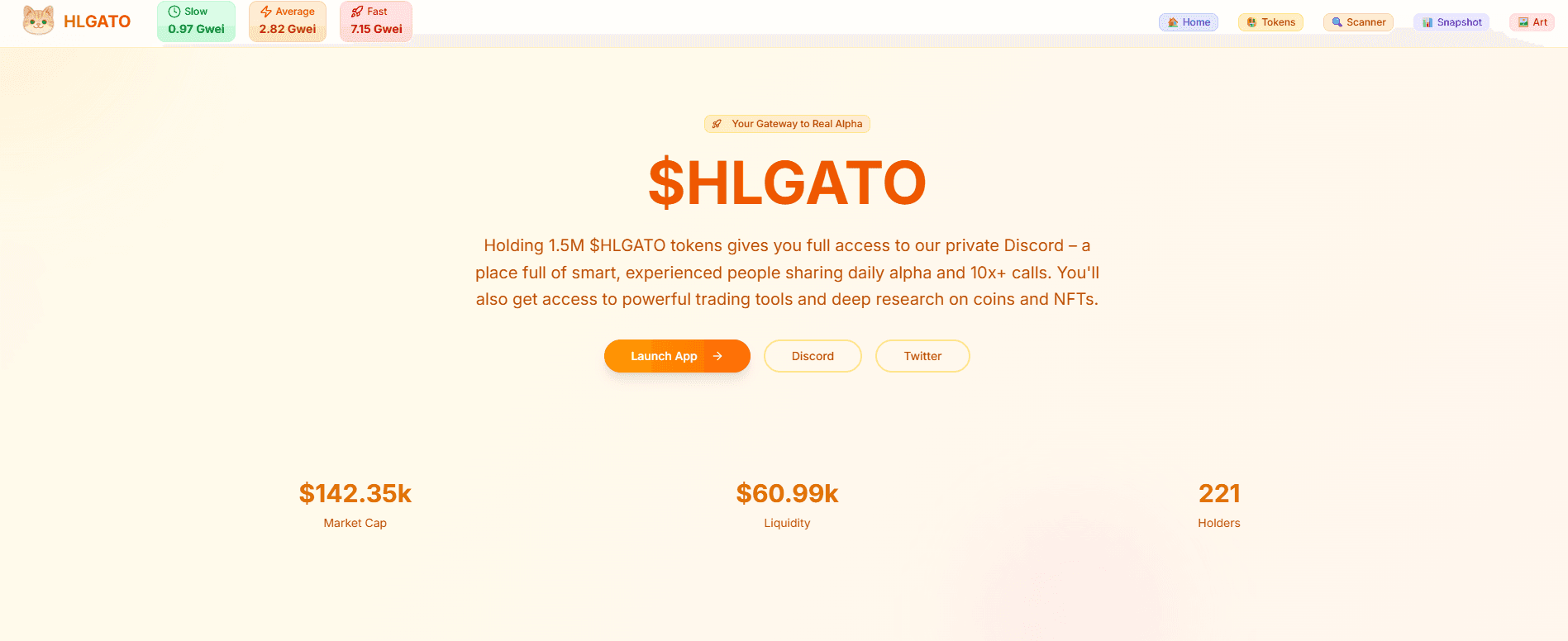 HLGATO DeFi Analytics Platform